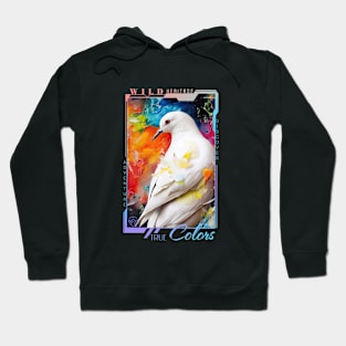 Dove  Animal Discovery Adventure Nature Planet Earth Paint Hoodie